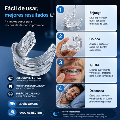 Protector Bucal NoctAir™ Antirronquidos y Bruxismo