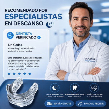 Protector Bucal NoctAir™ Antirronquidos y Bruxismo